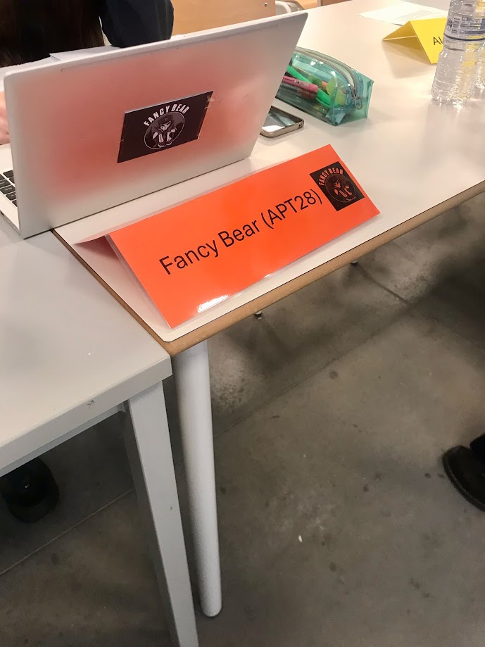 oranje affiche rol Fancy Bear